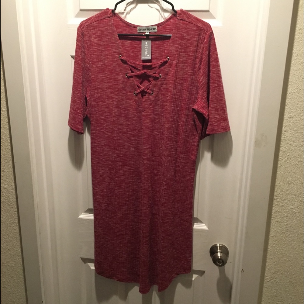 New with tags plus size red bodycon dress